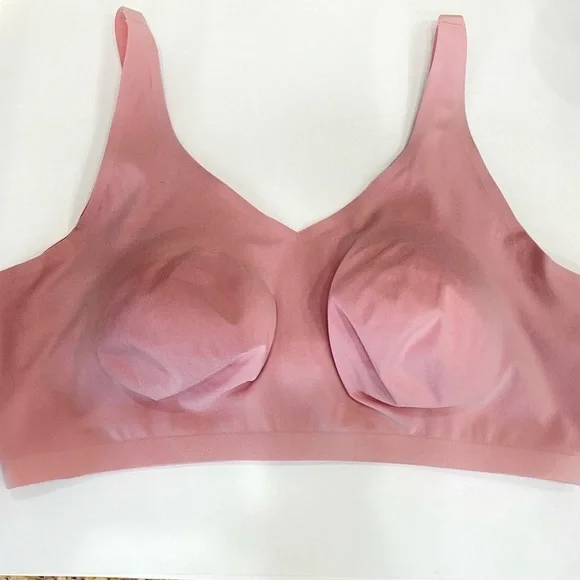 PARATUS OMNIA LAPIS Bonded Wirefree Bra In Pink Size 4XL Full Cup - Picture 3 of 12
